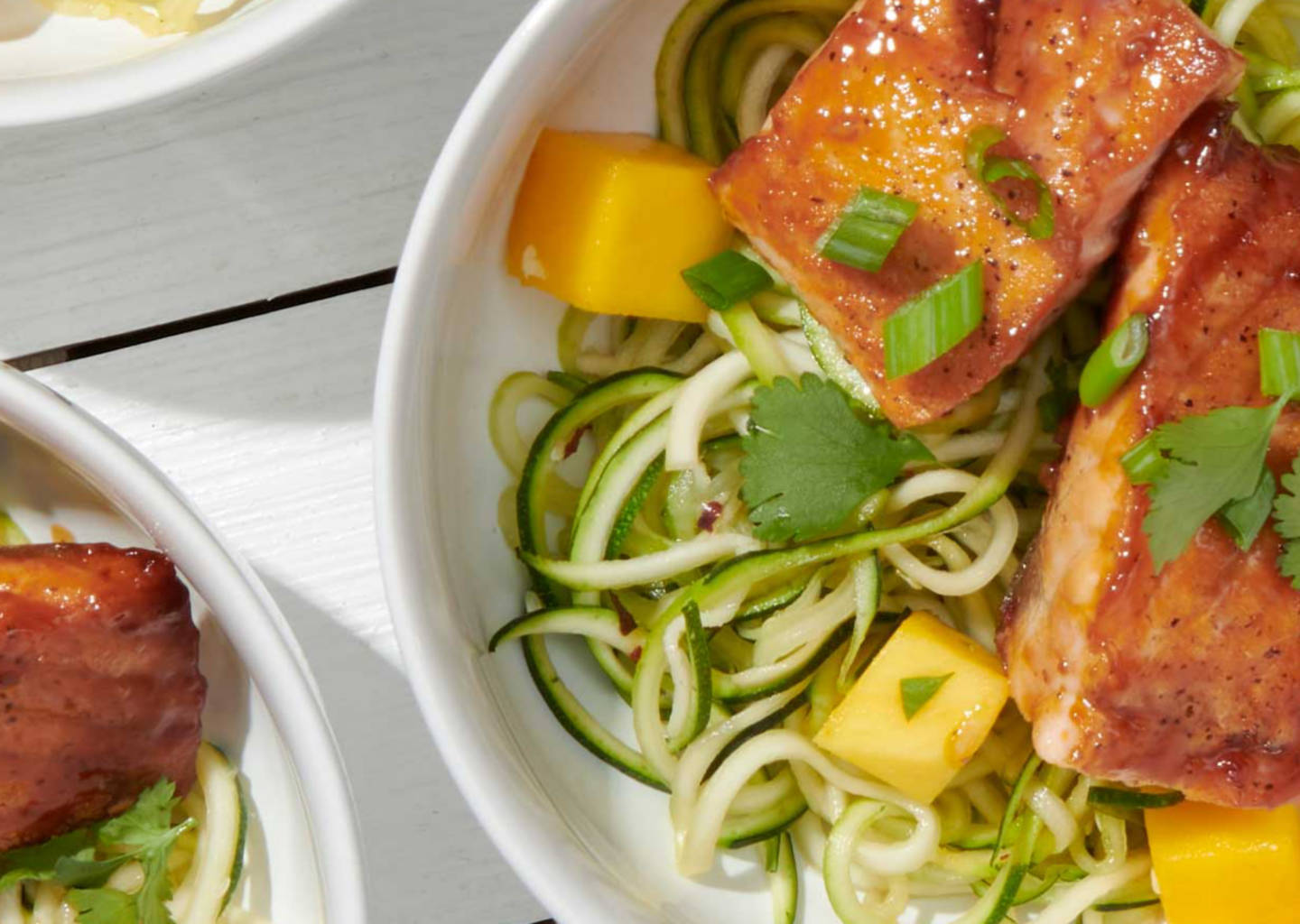 Citrus Teriyaki Salmon Zoodle Salad-image