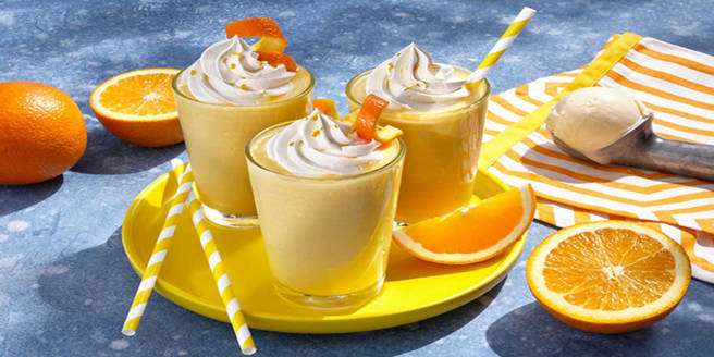 Orange and Cream Milkshake