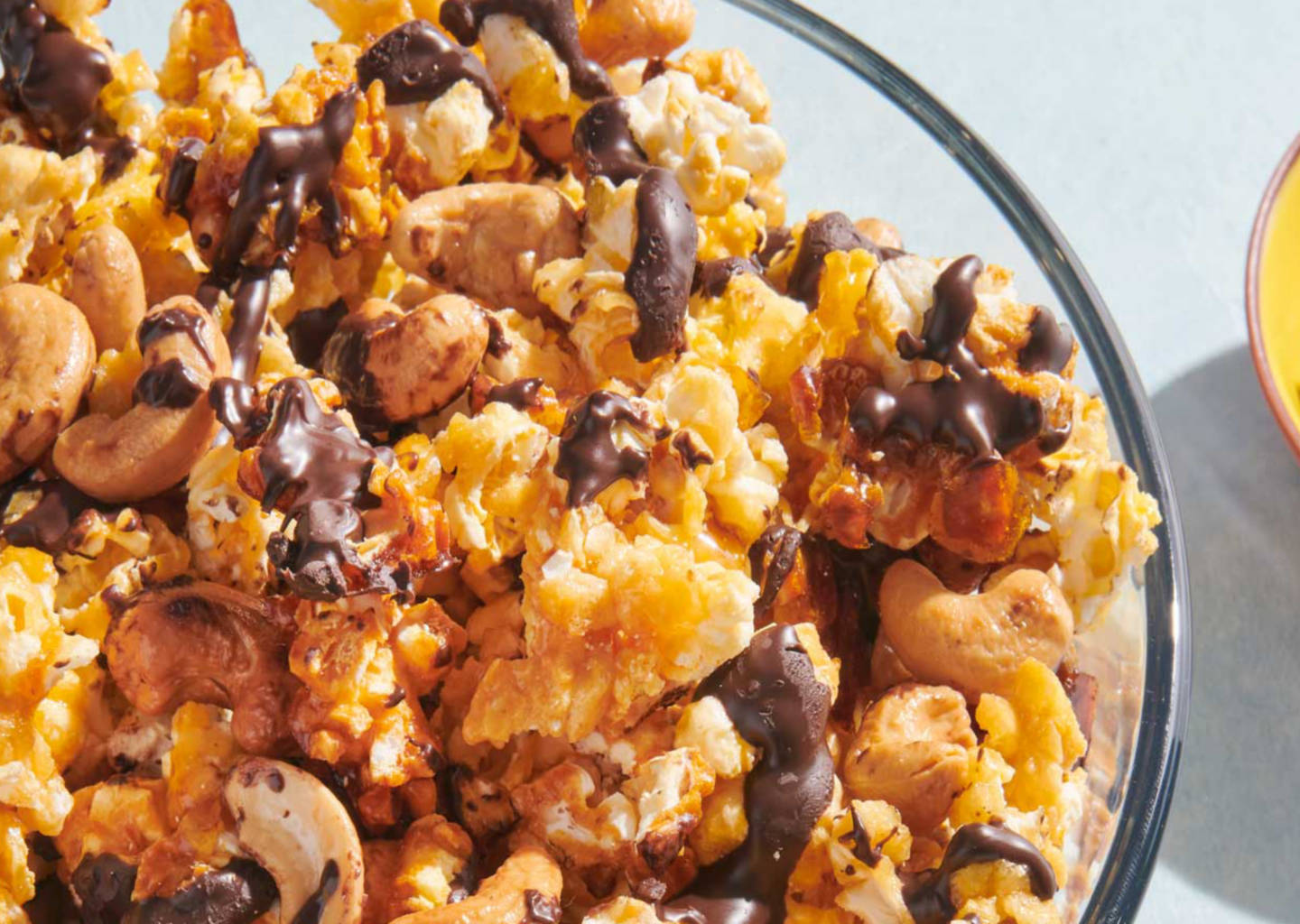 Salty Cashew Caramel Popcorn-image
