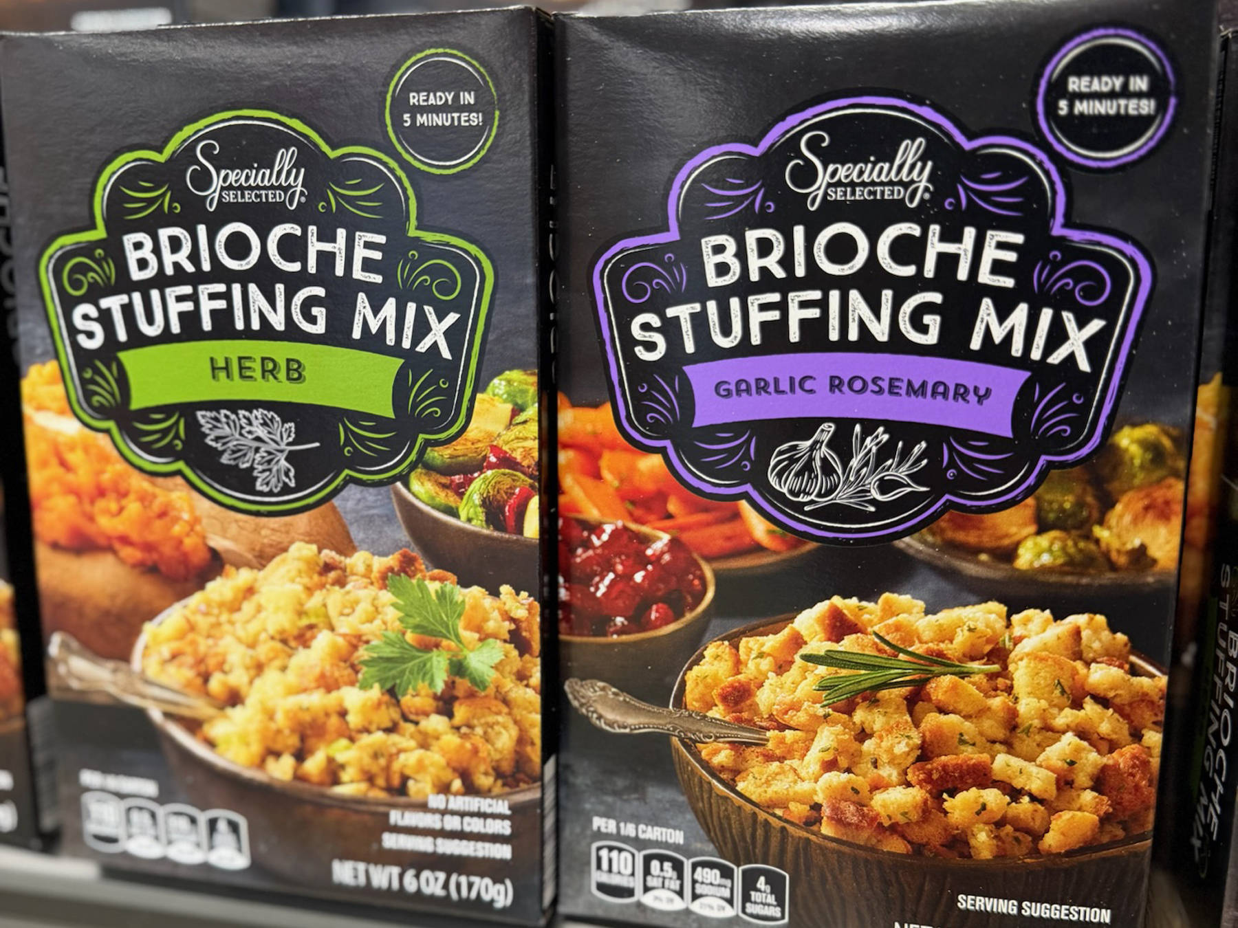 Specially Selected Herb or Garlic Rosemary Brioche Stuffing Mix