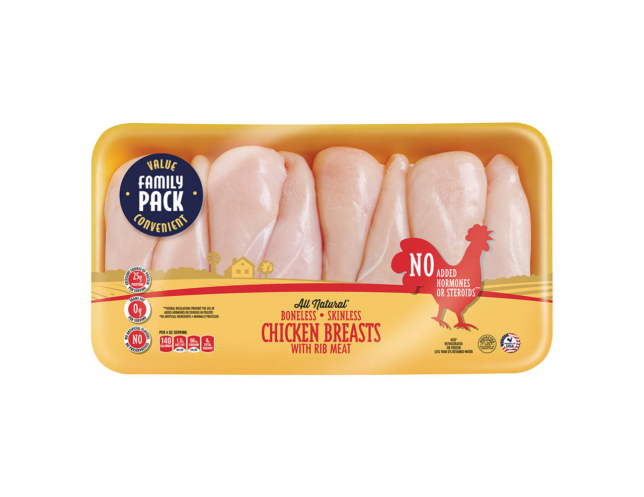Kirkwood Boneless Skinless  Chicken Breast Fillets Family Pack