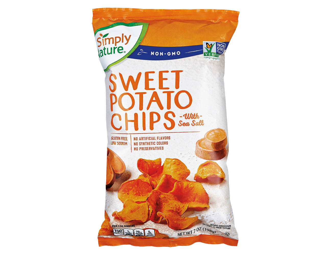 Sweet Potato Chips, 7 oz