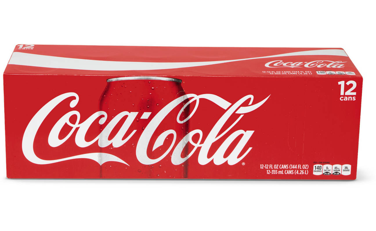 Coca Cola, 12-Pack Soda Cans, 12 oz