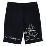 Women's Disney Mickey Mouse Sketch Biker Shorts, Size M