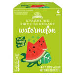 Sparkling Watermelon Juice, 8.4 fl oz cans, 4 pack