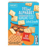 Mini Alphabet Cookie Snack Packs, 12 oz