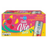 Pineapple Strawberry Sparkling Flavored Water, 12 fl oz cans, 8 pack