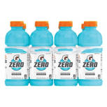 G  Zero Glacier Freeze Sports Drink, 8 pack, 20 fl oz bottles