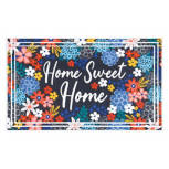 Floral Home Sweet Home Indoor/Outdoor Doormat, 18" x 30"