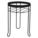 Black Banded Plant Stand, 15"