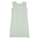 Women's Green Sleeveless Sleep Shirt, Size L