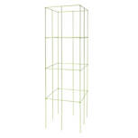 Green 4-Panel Vegetable Support Tower, 47" x 14" x 14"