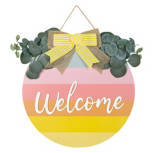 Welcome Circle Sign