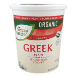 Organic Whole Milk Plain Greek Yogurt, 32 oz