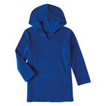Kid's Blue Hooded Swim Cover-Up, Size XS