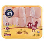 Family Pack Boneless Skinless Chicken Thighs, per lb