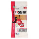 Pawsible Beef Rawhide Free Chewy Rolls, 2 count