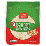 Thin Mini Pizza Crusts with Sauce, 12 oz