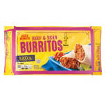 Beef and Bean Burritos, 8 count