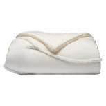 88” x 92”  Full/Queen Reversible Comforter, White