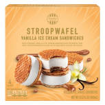 Stroopwafel Vanilla Ice Cream Sandwiches, 4 count