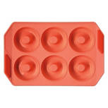 Reinforced Silicone Donut Pan, Peach