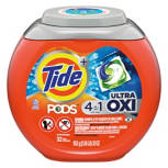 Ultra + Oxi 4-in-1 Laundry Detergent Pods, 32 count