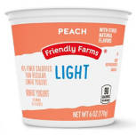 Nonfat Peach Yogurt, 6 oz