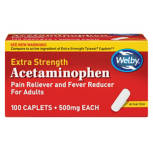 Acetaminophen Caplets, 100 count