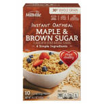 Maple and Brown Sugar Instant Oatmeal, 10 count