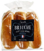 Brioche  Hot Dog Buns, 9.52 oz