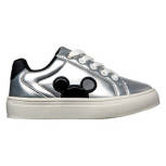 Kid's Disney Silver Mickey Mouse Sneakers, Size 9