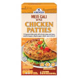Mexi  Cali Style Chicken Patties, 6 count