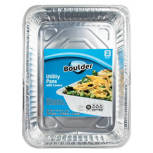 Utility Foil Pan with Lid, 2 count