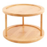 Bamboo 2 Tier Turntable