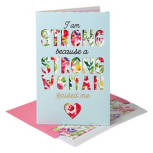 Strong  Woman Mother's Day Card