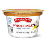 Whole Milk Toasted Coconut Vanilla Greek Yogurt, 5.3 oz