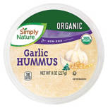 Organic Garlic Hummus, 8 oz
