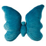 Blue Butterfly Decorative Pillow, 16" x 11.5"