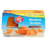 Fruit  Bowls Mandarin Oranges in 100% Juice - 4 count, 4 oz