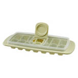 Ice Cube Tray  with Lid - Green XL