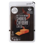 Smoked Cheddar Slice Cheese, 8 oz