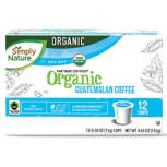 Fair Trade Organic Guatemalan Light Roast Coffee Pods, 12 count