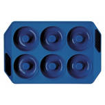 Reinforced Silicone Donut Pan, Blue