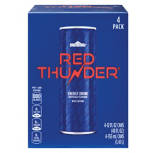 Red Thunder Energy Drink- 4 pack, 12 fl oz Can