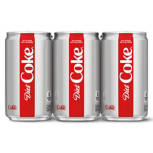 Diet Coke Mini Cans - 6 Pack, 7.5 fl oz