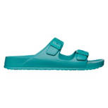 Women's Teal Lightweight Molded Footbed Sandals, Size 10
