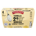 Low Sugar Vanilla Greek Yogurt, 4 count