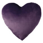 Purple Ombre Heart Decorative Pillow, 16" x 11.5"