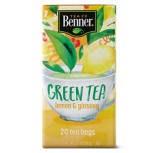 Green Tea with Lemon and Ginseng Bags, 20 count